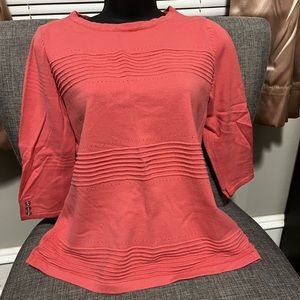 Peach 3/4 light sweater